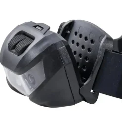 Fox Outdoor - Stirnlampe wiederaufladbar schwenkbar schwarz