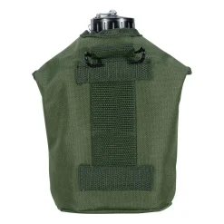 Französische Armee - Französische Feldflasche Alu m. Hülle