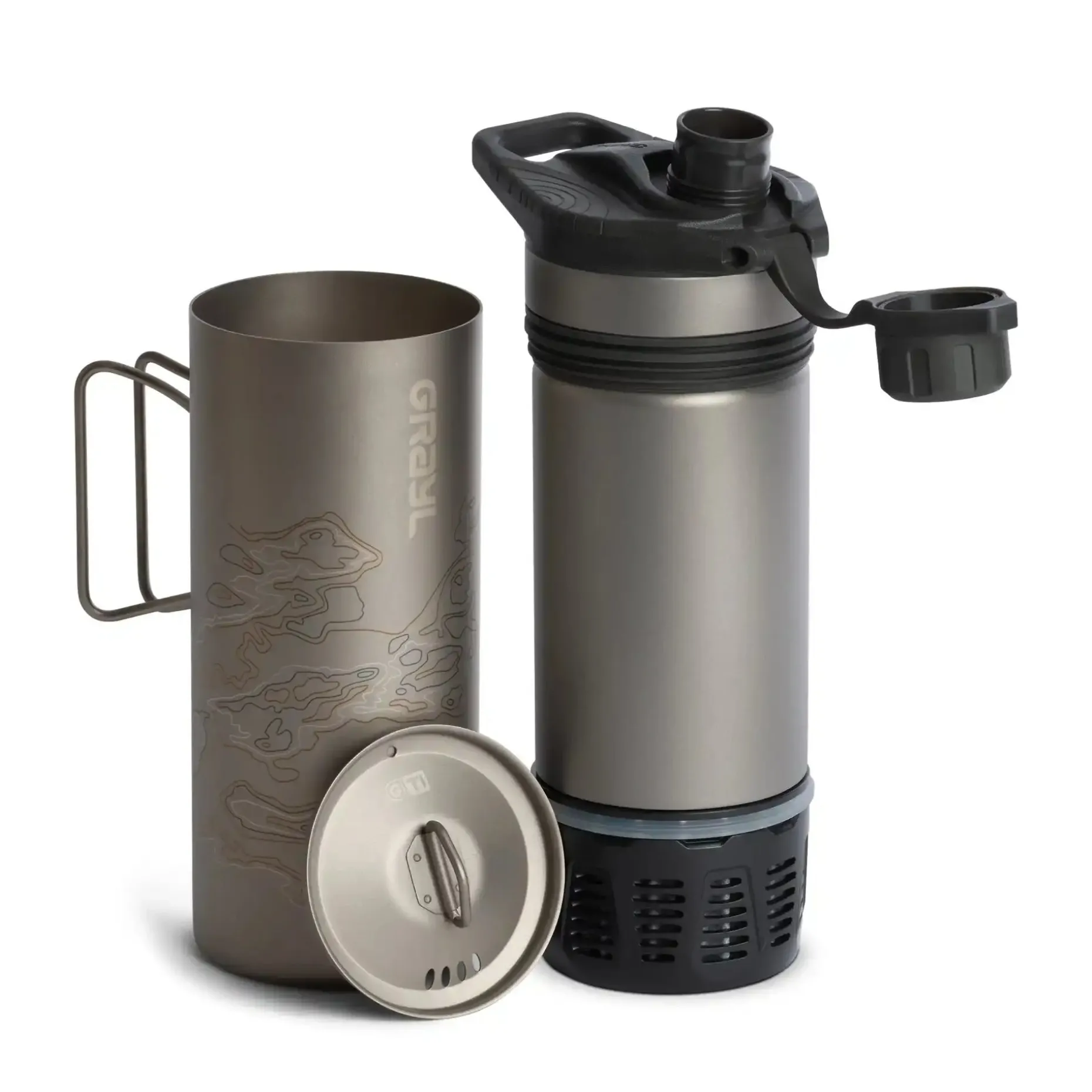 GRAYL - Wasserfilter GeoPress Purifier Titanium Bottle