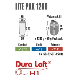 High Peak - Mumienschlafsack Lite Pak 1200