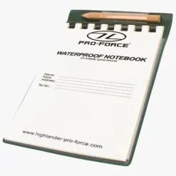 Highlander - Wasserfester Notizblock oliv