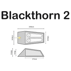 Highlander - Zelt Blackthorn 2 Personen