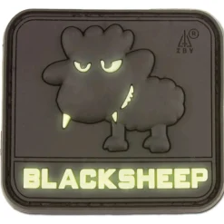 Jackets To Go - 3D-Patch BlackSheep nachleuchtend small