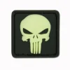 Jackets To Go - 3D-Patch Punisher Skull nachleuchtend
