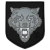 Jackets To Go - 3D-Patch Wolf grau