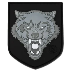 Jackets To Go - 3D-Patch Wolf grau