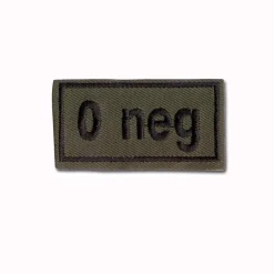 JR Emblem Co. - Abzeichen Bloodpatch 0 neg