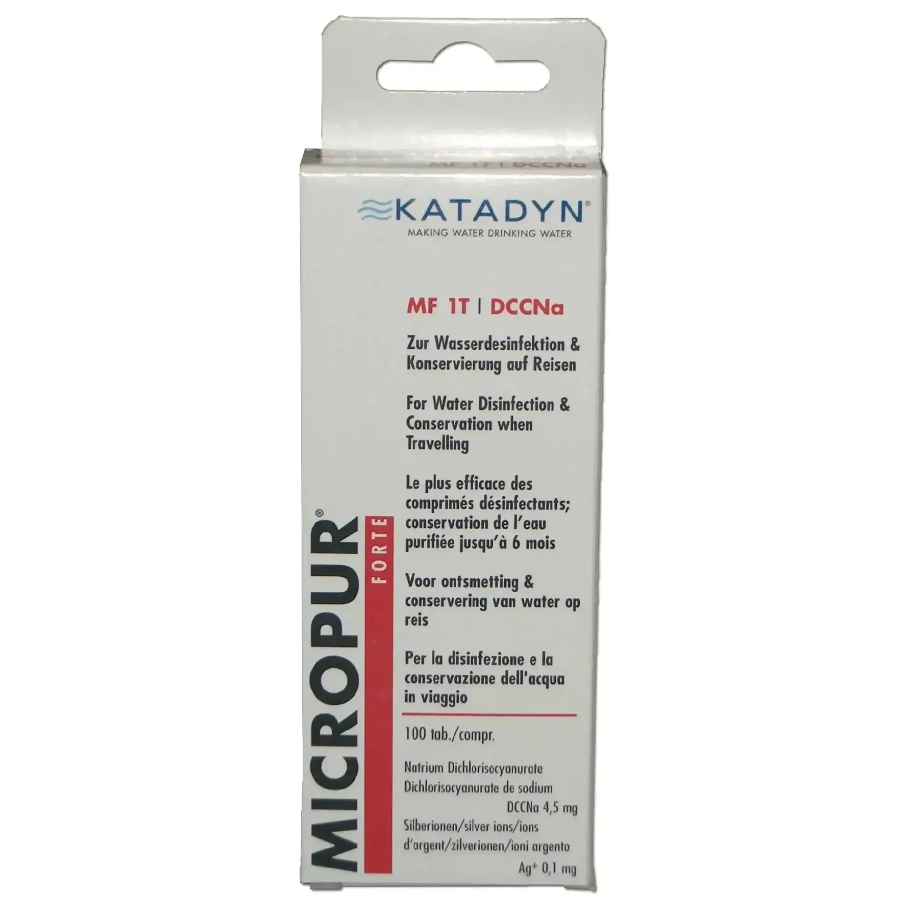 Katadyn - Tabletten Micropur Forte MF 1T 100 Stk.
