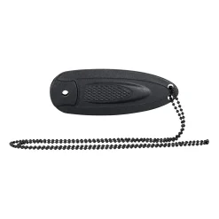 KH Security - Neck Knife Slim schwarz silberfarben