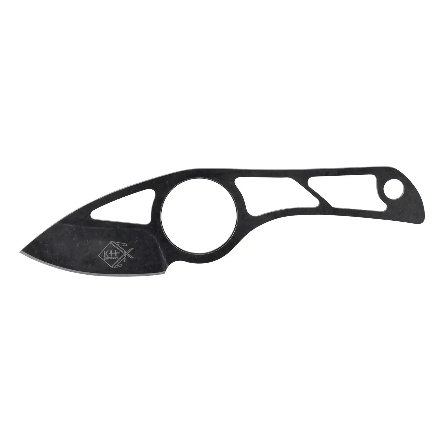KH Security - Neck Knive Skelett schwarz