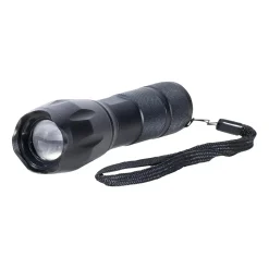 KH Security - Stablampe LED Deluxa Military Torch schwarz