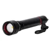 KH Security - Taschenlampe Uberlux mit Zoom 180 Lumen schwarz