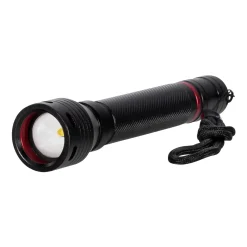 KH Security - Taschenlampe Uberlux mit Zoom 180 Lumen schwarz