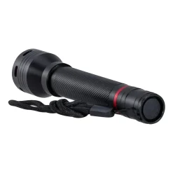 KH Security - Taschenlampe Uberlux mit Zoom 180 Lumen schwarz