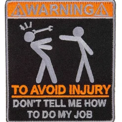 MD-Textil - Patch Warning