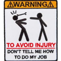 MD-Textil - Patch Warning