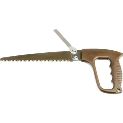 MFH - Handsäge mit Scheide und Gürtelclip braun