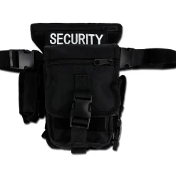 MFH - Hüfttasche mit Bein- und Gürtelbefestigung SECURITY schwarz