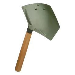 MFH - Klappspaten Deluxe Holzstiel 2-teilig natur