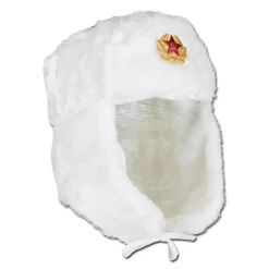 MFH - Russische Fellmütze mit Abzeichen