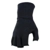 MFH - Strick-Handschuhe ohne Finger schwarz