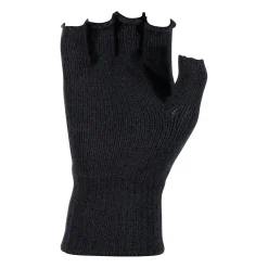 MFH - Strick-Handschuhe ohne Finger schwarz