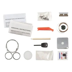 MFH - Survivalkit Überlebensset klein 22-teilig schwarz