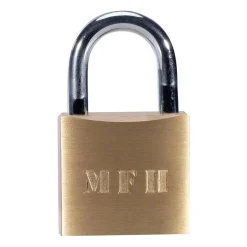 MFH - Vorhängeschloss Metall mit 3 Schlüsseln