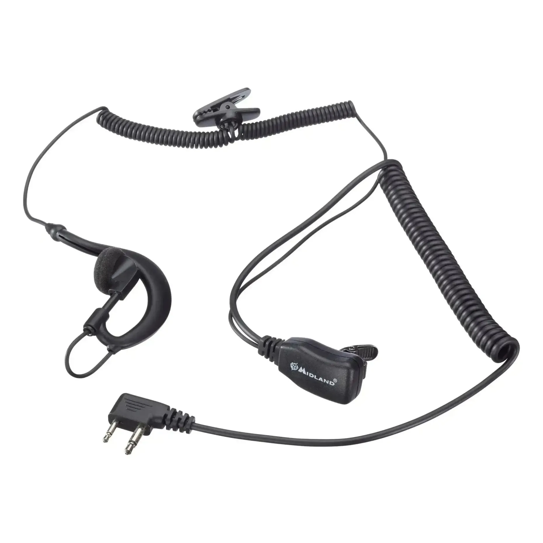Midland - A21M Clip-Mikrofon/Ohrhörer