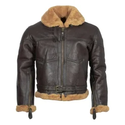 Mil-Tec - Britische Bomberjacke RAF Lammfell