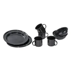 Mil-Tec - Essgeschirrsatz Western Emaille 12er Set
