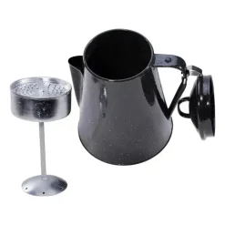 Mil-Tec - Kaffeekanne Emaille mit Percolator
