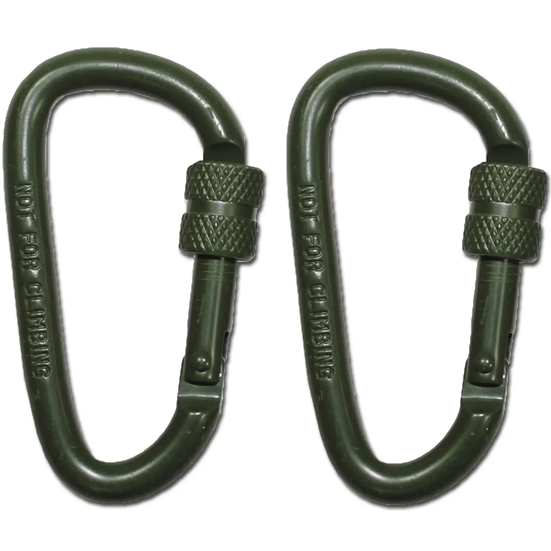 Mil-Tec - Karabiner Schraubverschluss 2er Set