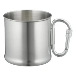 Mil-Tec - Karabinerbecher Edelstahl 500 ml