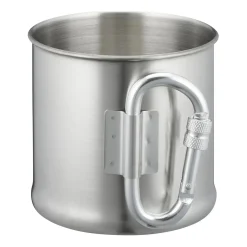 Mil-Tec - Karabinerbecher Edelstahl 500 ml