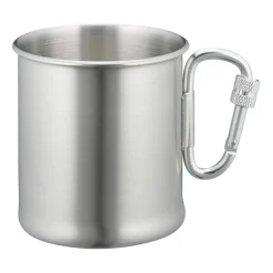 Mil-Tec - Karabinerbecher Edelstahl 250 ml