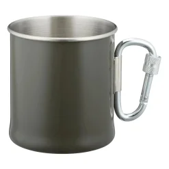 Mil-Tec - Karabinerbecher Edelstahl 250 ml