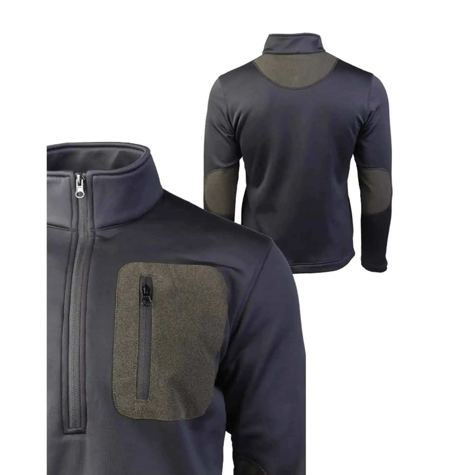 Mil-Tec - Pullover Thermo-Fleece Zip