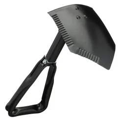 Mil-Tec - US Dreifachspaten mit Hülle schwarz