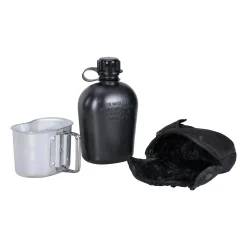 Mil-Tec - US Feldflasche mit Becher und Hülle 900 ml