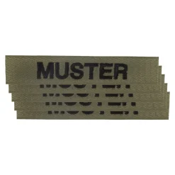 Namensbänder 5er Set Oliv