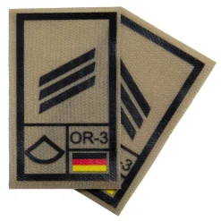 NfD - BW Rangabzeichen International bedruckt Heer Klett für KBS SK