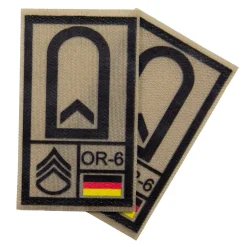 NfD - BW Rangabzeichen International bedruckt Heer Klett für KBS SK