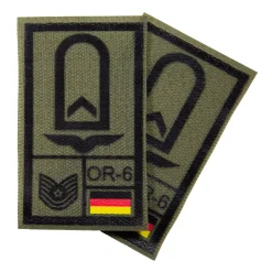NfD - BW Rangabzeichen International bedruckt Luftwaffe Klett für KBS SK