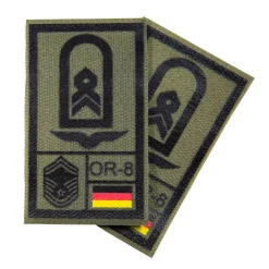 NfD - BW Rangabzeichen International bedruckt Luftwaffe Klett für KBS SK