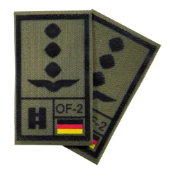 NfD - BW Rangabzeichen International bedruckt Luftwaffe Klett für KBS SK
