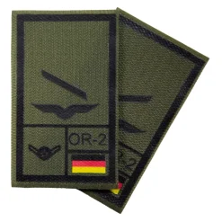 NfD - BW Rangabzeichen International bedruckt Luftwaffe Klett für KBS SK