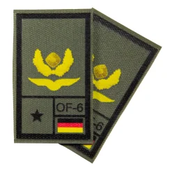 NfD - BW Rangabzeichen International bedruckt Luftwaffe Klett für KBS SK