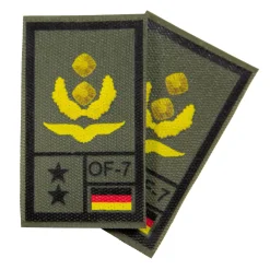 NfD - BW Rangabzeichen International bedruckt Luftwaffe Klett für KBS SK