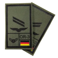 NfD - BW Rangabzeichen International bedruckt Luftwaffe Klett für KBS SK